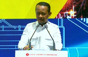 RI começa a importar petróleo dos EUA no valor de IDR 257 T em dezembro Bahlil disse que a Lotte Chemical aumentaria o investimento na Cilegon