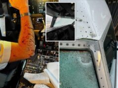 Balão meteorológico quebrou o pára-brisa do voo da United Airlines a 36.000 pés sobre Utah: NTSB Balão meteorológico quebrou o pára-brisa do voo da United Airlines a 36.000 pés sobre Utah: NTSB