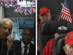 Barack Obama surpreende avião cheio de veteranos em viagem a Washington DC barack-obama-kal-11-11-2025