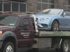 Bentley roubado de Russell Salvatore encontrado em Buffalo Bentley roubado de Russell Salvatore encontrado em Buffalo