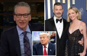 Bill Maher critica a esposa de Jimmy Kimmel por seu ‘ultimato’ para parentes que votam em Trump Bill Maher critica a esposa de Jimmy Kimmel por seu ‘ultimato’ para parentes que votam em Trump