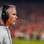 College football head coach Mike Norvell of the Florida State Seminoles