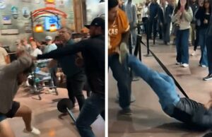 Briga no Bass Pro Shops supostamente provocada por um homem demorando muito no banheiro 110425_bass_pro_shop_fight-primary-split
