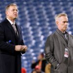 ESPN broadcasters Troy Aikman and Joe Buck