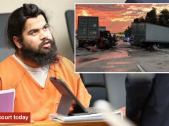 Caminhoneiro imigrante ilegal acusado de causar acidente fatal na Califórnia se declara inocente Caminhoneiro imigrante ilegal acusado de causar acidente fatal na Califórnia se declara inocente