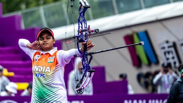 Campeonato Asiático de Tiro com Arco 2025: Prithika e Jyothi Surekha entram nas semifinais
