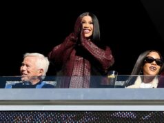 Cardi B em Foxborough: suíte de Kraft, TD de Diggs e uma celebração de marca registrada Cardi B em Foxborough: suíte de Kraft, TD de Diggs e uma celebração de marca registrada