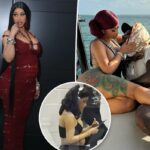 Cardi B volta à academia poucos dias depois de dar à luz o primeiro filho com Stefon Diggs