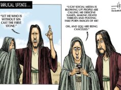 Cartoon: Uma atualização bíblica Cartoon: Uma atualização bíblica