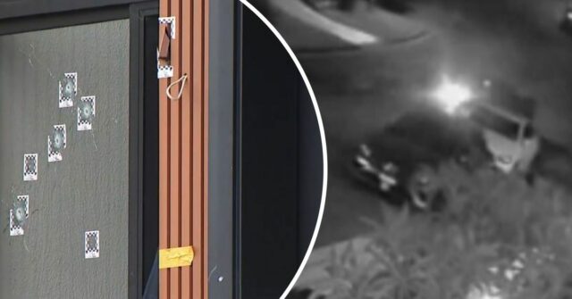 Casa pulverizada com até 40 balas durante tiroteio 'direcionado' em Tiroteio em Casula - casa pulverizada com balas