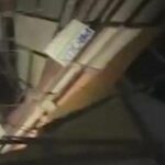 Descendo no que deveria ser o melhor dia da vida de um casal feliz, uma tempestade monstruosa de granizo, vento, relâmpagos e chuva torrencial atingiu diretamente um casamento no campo na noite de sábado.