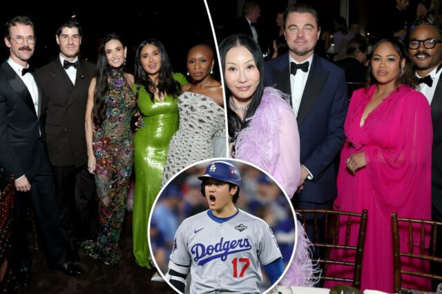 Celebridades acompanham a vitória dos Dodgers na gala black-tie co-presidida por Leo DiCaprio
