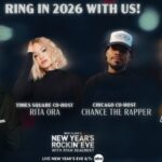 Chance the Rapper e Julianne Hough juntam-se ao 'Dick Clark's New Year's Rockin' Eve' como co-apresentadores