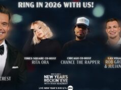 Chance the Rapper e Julianne Hough juntam-se ao ‘Dick Clark’s New Year’s Rockin’ Eve’ como co-apresentadores Chance the Rapper e Julianne Hough juntam-se ao 'Dick Clark's New Year's Rockin' Eve' como co-apresentadores