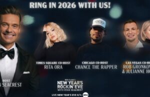 Chance the Rapper e Julianne Hough juntam-se ao ‘Dick Clark’s New Year’s Rockin’ Eve’ como co-apresentadores Chance the Rapper e Julianne Hough juntam-se ao 'Dick Clark's New Year's Rockin' Eve' como co-apresentadores