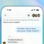 ChatGPT ganhando recurso de chat em grupo em quatro regiões