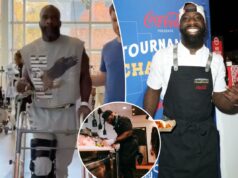 Chef do Food Network desafia probabilidades incríveis depois de levar 11 tiros em violento assalto à mão armada Chef do Food Network desafia probabilidades incríveis depois de levar 11 tiros em violento assalto à mão armada