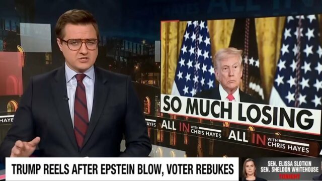 Chris Hayes diz que Trump está passando pelo 'pior período político de seu segundo mandato': 'Um coro de resistência contra este presidente' | Vídeo
