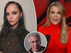 Christina Ricci afirma que Megyn Kelly é um ‘perigo para as crianças’ por minimizar os crimes de Jeffrey Epstein Christina Ricci afirma que Megyn Kelly é um ‘perigo para as crianças’ por minimizar os crimes de Jeffrey Epstein