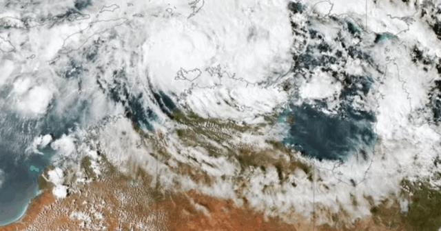 Ciclone tropical Fina se forma na costa australiana Ciclone tropical Fina se forma na costa australiana