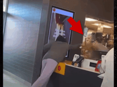 Cliente do McDonald’s joga café quente em trabalhador, assista ao vídeo 110825_ncdaonalds_coffee_thrown_kal