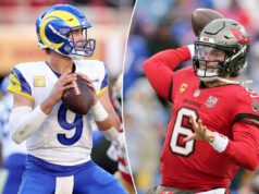 Como assistir Buccaneers vs. Rams ao vivo gratuitamente no Sunday Night Football logotipo de fantasia azarão