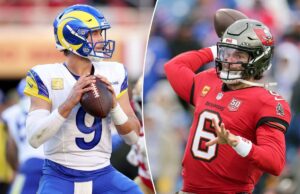 Como assistir Buccaneers vs. Rams ao vivo gratuitamente no Sunday Night Football logotipo de fantasia azarão