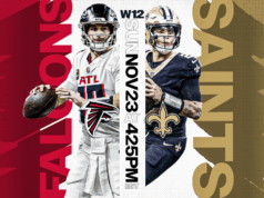 Como assistir Falcons vs Saints: transmissão ao vivo da NFL, canal de TV Como assistir Falcons vs Saints: transmissão ao vivo da NFL, canal de TV