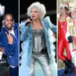 Cher se apresentando no palco na cerimônia de posse do Hall da Fama do Rock & Roll de 2024.