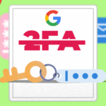 A tela de login do Google na tela do Windows com o botão Verificar atividade.