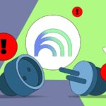 Ilustração de uma caixa azul chamada NotebookLM com ícones representando e-mails, notas e bate-papos flutuando