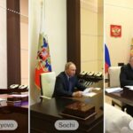 Os interruptores de luz aparecem em posições diferentes em três locais distintos.