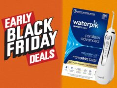 Compre este Water Flosser favorito dos fãs do NY Post com 50% de desconto antes da Black Friday Waterpik Cordless Advanced 2.0 Water Flosser para dentes