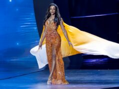 Concorrente do Miss Universo cai do palco por fraude em competição de rock Concorrente do Miss Universo cai do palco por fraude em competição de rock