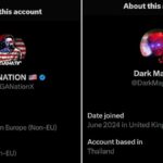 Contas proeminentes do MAGA expostas como estrangeiras enquanto X revela recurso de países de origem