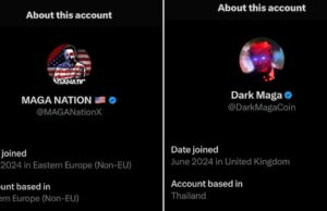 Contas proeminentes do MAGA expostas como estrangeiras enquanto X revela recurso de países de origem Contas proeminentes do MAGA expostas como estrangeiras enquanto X revela recurso de países de origem