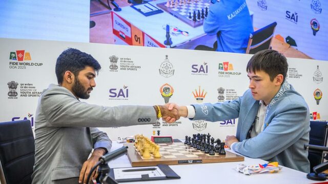 Copa do Mundo de Xadrez, 2ª Rodada: Arjun o único Copa do Mundo de Xadrez, 2ª Rodada: Arjun o único jogador com melhor classificação a vencer; Gukesh e Praggnanandhaa se contentam com empates