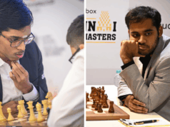 Copa do Mundo de Xadrez, 4ª rodada: arjun fez dupla com o veterano leko, Praggnanandhaa, para enfrentar dubov Copa do Mundo de Xadrez, 4ª rodada: arjun fez dupla com o veterano leko, Praggnanandhaa, para enfrentar dubov