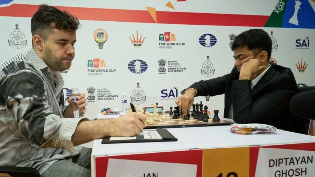 Copa do Mundo de Xadrez: GM russo Nepomniachtchi deixa o local logo após derrota surpreendente para o indiano Diptayan Ghosh
