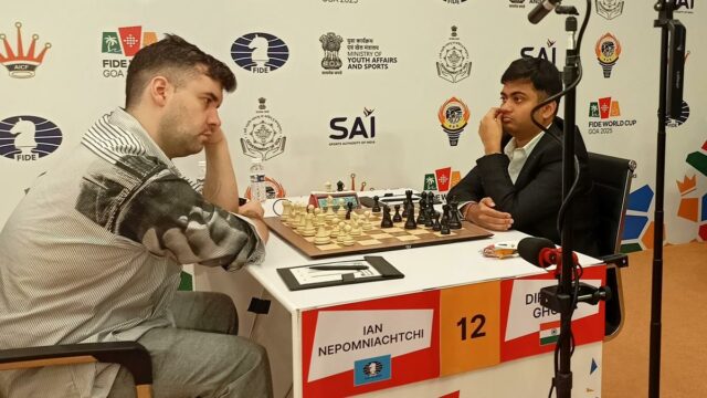 Copa do Mundo de Xadrez, Rodada 2: Diptayan de Calcutá derrota Nepomniachtchi; Gukesh e Erigaisi avançam

