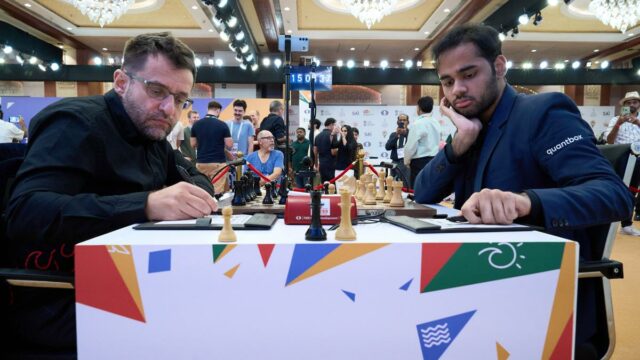 Copa do Mundo de Xadrez de 2025: Arjun Erigaisi e P. Harikrishna empatam o jogo de abertura da 5ª rodada
