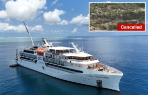Coral Expeditions interrompe cruzeiro de 60 dias pela Austrália após supostamente deixar passageiro idoso morrer na ilha A Coral Expeditions disse no sábado que cancelou o resto da viagem do Coral Adventurer após o “trágico falecimento de Suzanne Rees” e problemas mecânicos anteriores.