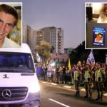 Retrato do soldado israelense Hadar Goldin usando um kipá.