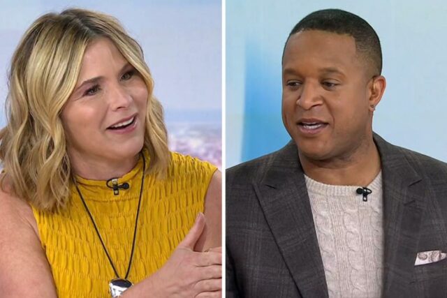 Craig Melvin choca Jenna Bush Hager em 'Today With Jenna Craig Melvin choca Jenna Bush Hager em 'Today With Jenna & Friends' ao admitir que “nunca viu” o programa dela: “Isso é tão rude!”