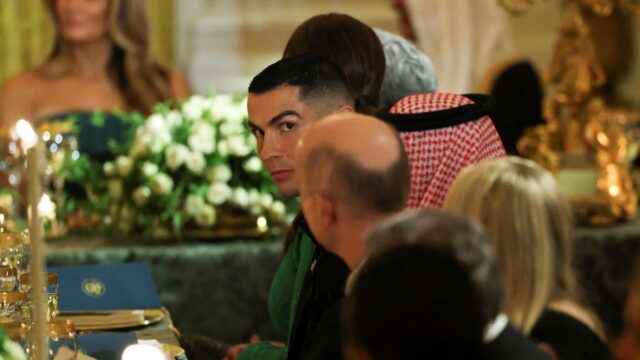 Cristiano Ronaldo participa de jantar na Casa Branca com o Cristiano Ronaldo participa de jantar na Casa Branca com o presidente dos EUA, Donald Trump