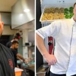 Chris, proprietário do Barry's Burgers em Adelaide