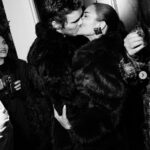 Cruz Beckham fez as malas no PDA com sua namorada Jackie Apostel (foto) e recebeu um abraço orgulhoso de seu pai David, após realizar um show intimista na quarta-feira