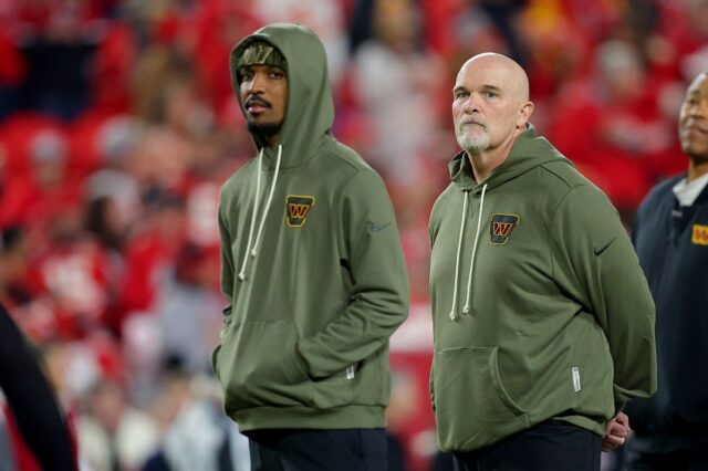 Dan Quinn is under fire for his decision to play Jayden Daniels in a blowout loss.