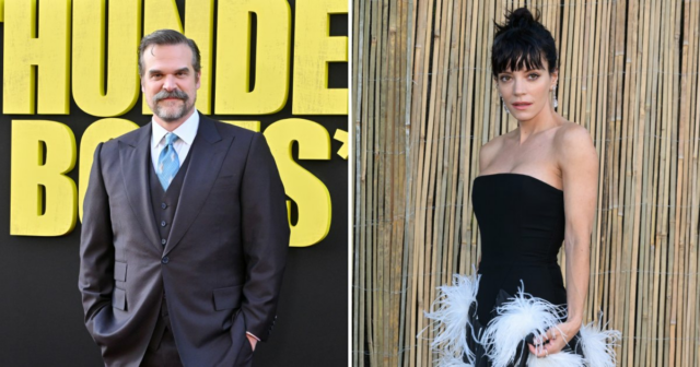 RECURSO História de namoro e história de casamento de Lily Allen David Harbor e muito mais