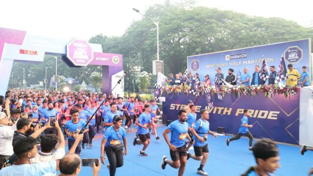 De crianças a idosos, 16.000 corredores celebram a boa forma na Meia Maratona Indian Oil-Navy
